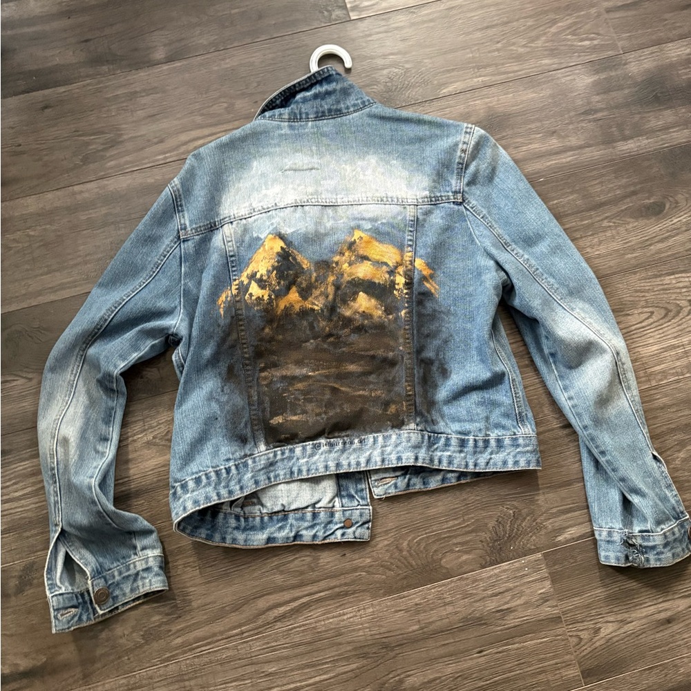 Hand painted Denim Jacket